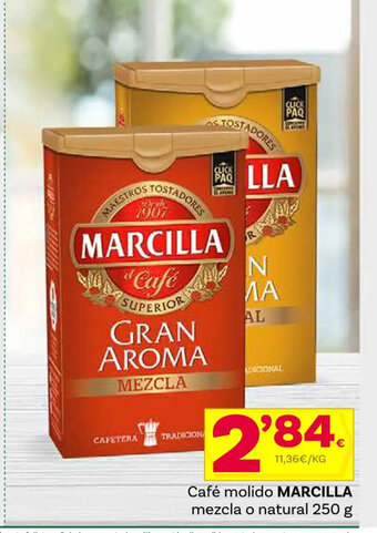 Supermercados Dani Café molido MARCILLA mezcla o natural 250 g oferta