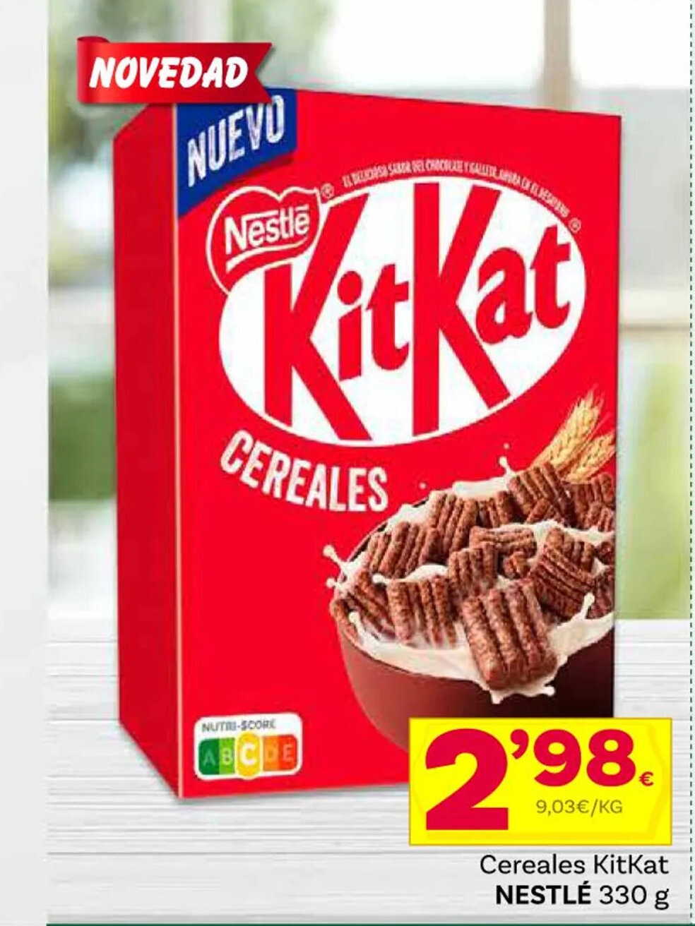 Supermercados Dani Cereales KitKat NESTLÉ 330 g oferta