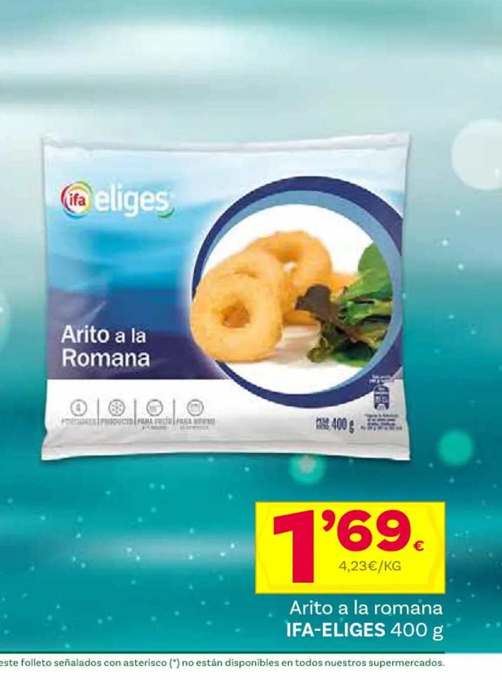Supermercados Dani Arito a la romana IFA-ELIGES 400 g oferta