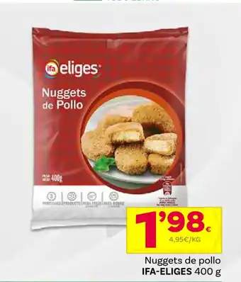 Supermercados Dani Nuggets de pollo IFA-ELIGES 400 g oferta