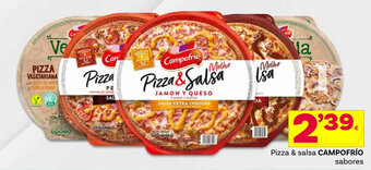 Supermercados Dani Pizza & salsa CAMPOFRÍO sabores oferta