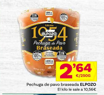 Supermercados Dani Pechuga de pavo braseada ELPOZO oferta