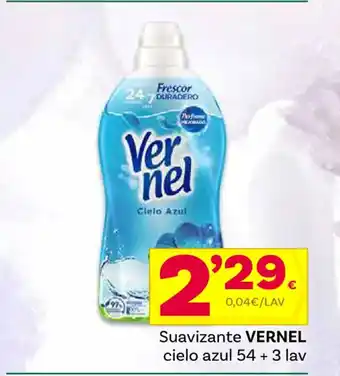 Supermercados Dani Suavizante VERNEL cielo azul 54 + 3 lav oferta