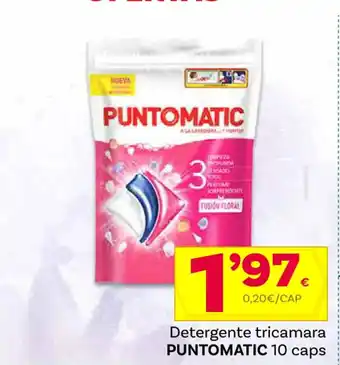 Supermercados Dani Detergente tricamara PUNTOMATIC 10 caps oferta