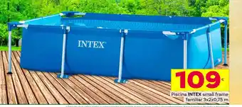 Supermercados Dani Piscina INTEX small frame familiar 3x2x0,75 m. oferta