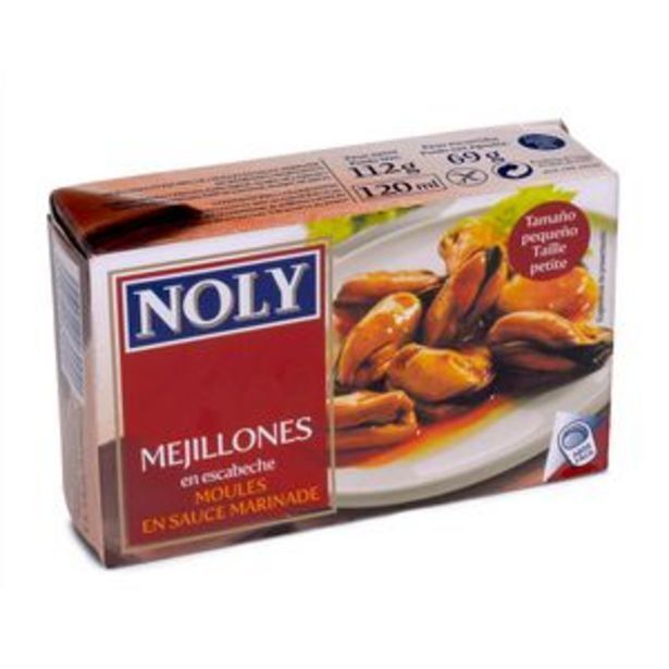 Hiperber Mejillón en escabeche pequeño 111g oferta