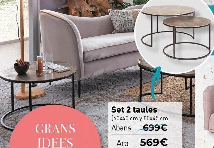 Mubak Mesita de noche oferta