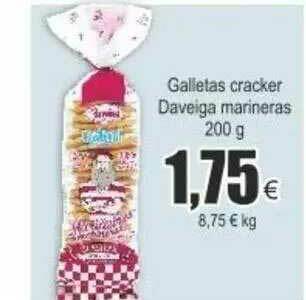 FROIZ Galletas Cracker Daveiga Marineras 200g oferta
