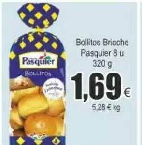 FROIZ Bollitos Brioche Pasquier 8 u 320g oferta