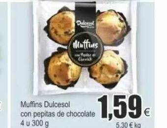FROIZ Muffins Dulcesol Con Pepitas De Chocolate 300g oferta