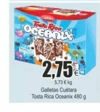 FROIZ Galletas Cuétara Tosta Rica Oceanix 480g oferta