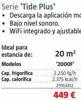 Bauhaus Aire acondicionado oferta