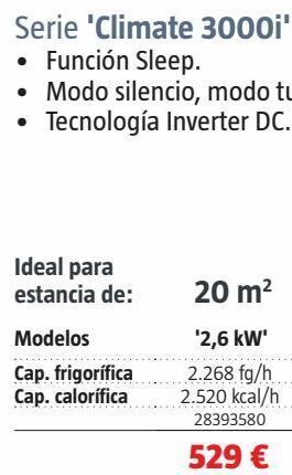 Bauhaus Aire acondicionado oferta