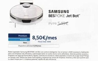 Movistar Robot aspirador oferta