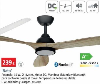 Bauhaus Ventilador de techo oferta