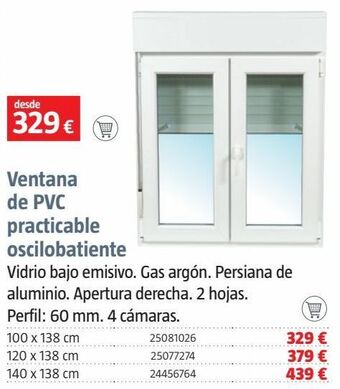 Bauhaus Ventana de pvc oferta