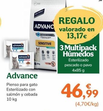 TiendAnimal Pienso para gatos advance oferta