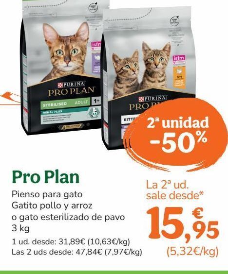 TiendAnimal Pienso para gatos purina oferta