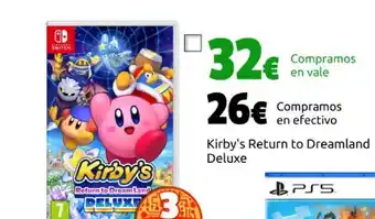 CeX Kirby's return to dreamland deluxe oferta