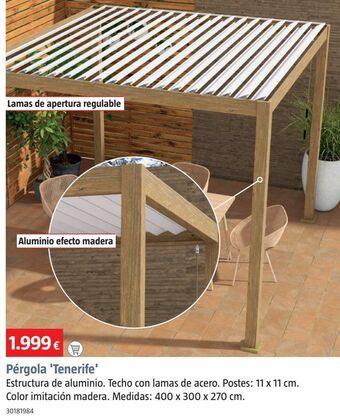 Bauhaus Pérgola oferta