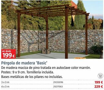 Bauhaus Pérgola oferta