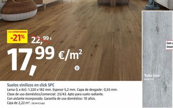 Bauhaus Suelo vinílico al corte oferta