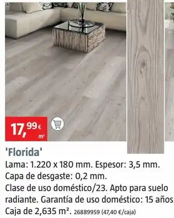 Bauhaus Suelo vinílico al corte oferta