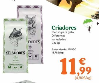 TiendAnimal Pienso para gatos oferta