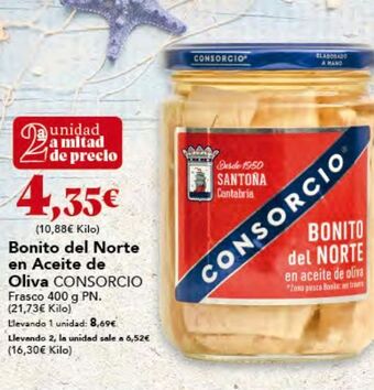 Gadis Bonito del norte en aceite de oliva consorcio oferta
