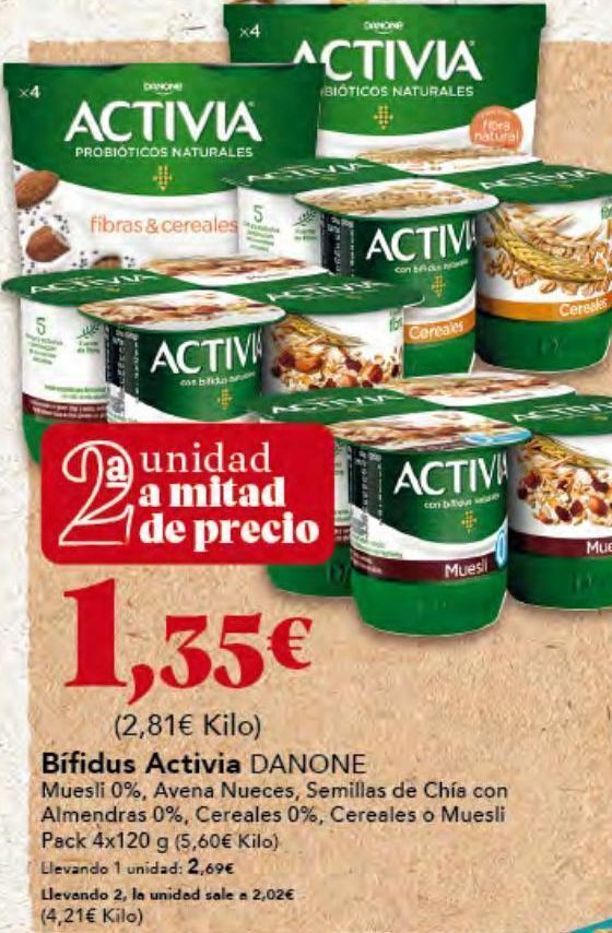 Gadis Yogur activia oferta