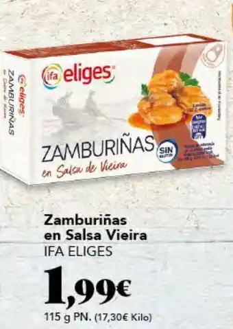 Gadis Zamburiñas ifa eliges oferta