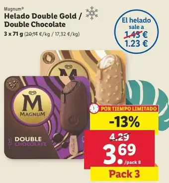 Lidl Helados magnum oferta