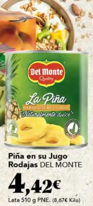 Gadis Piña en almíbar del monte oferta