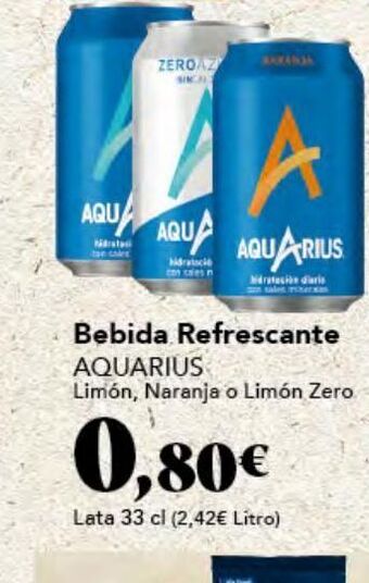 Gadis Bebidas aquarius oferta