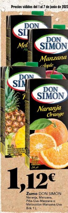Gadis Zumo don simón oferta