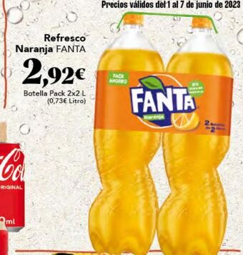Gadis Refresco de naranja fanta oferta