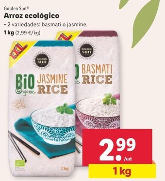 Lidl Arroz golden sun oferta