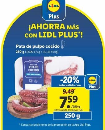 Lidl Pulpo oferta