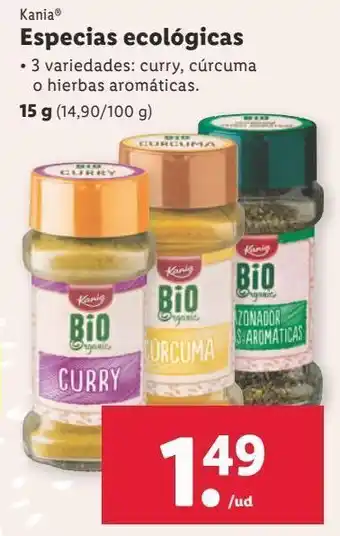Lidl Especias kania oferta