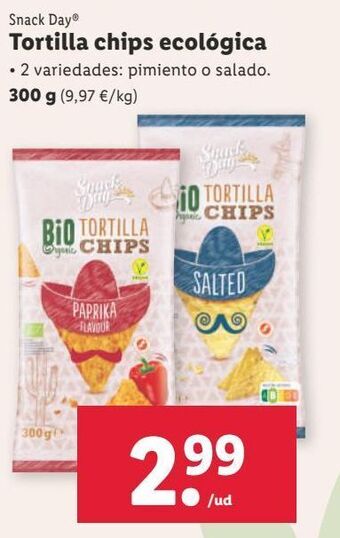 Lidl Tortillas chips snack day oferta