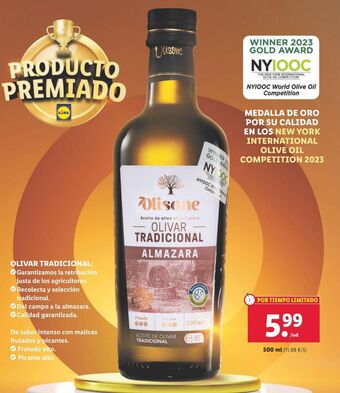 Lidl Aceite de oliva oferta
