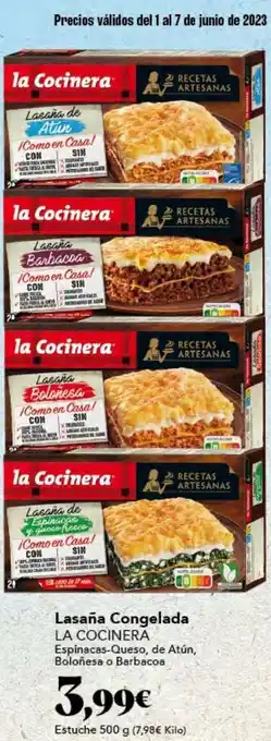 Gadis Lasaña la cocinera oferta