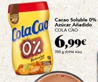 Gadis Cacao soluble cola cao oferta