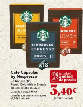 Gadis Cápsulas de café starbucks oferta