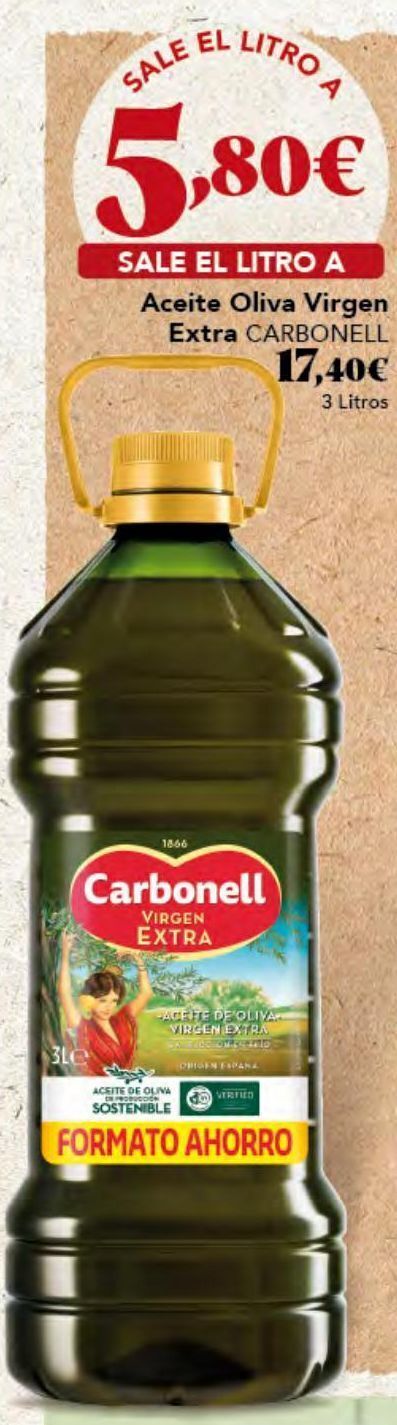 Gadis Aceite de oliva virgen extra carbonell oferta