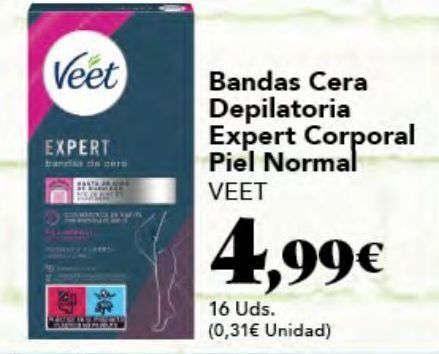Gadis Bandas depilatorias veet oferta