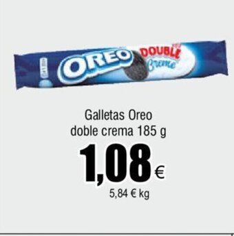 FROIZ Galletas Oreo doble crema 185 g oferta