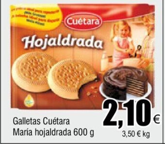 FROIZ Galletas Cuétara María hojaldrada 600 g oferta