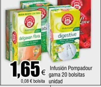 FROIZ Infusión Pompadour gama 20 bolsitas unidad oferta