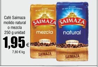 FROIZ Café Saimaza molido natural o mezcla 250 g unidad oferta